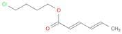 2,4-Hexadienoic acid, 4-chlorobutyl ester, (E,E)-