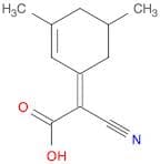 Acetic acid, cyano(3,5-dimethyl-2-cyclohexen-1-ylidene)-, (Z)-