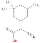 Acetic acid, cyano(3,5,5-trimethyl-2-cyclohexen-1-ylidene)-, (E)-