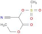 Acetic acid, cyano[(methylsulfonyl)oxy]-, ethyl ester