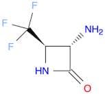 2-Azetidinone, 3-amino-4-(trifluoromethyl)-, trans-