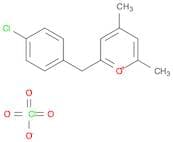 Pyrylium, 2-[(4-chlorophenyl)methyl]-4,6-dimethyl-, perchlorate