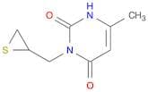 2,4(1H,3H)-Pyrimidinedione, 6-methyl-3-(thiiranylmethyl)-