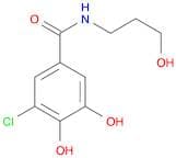 Benzamide, 3-chloro-4,5-dihydroxy-N-(3-hydroxypropyl)-