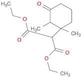 Propanedioic acid, (1,2-dimethyl-3-oxocyclohexyl)-, diethyl ester