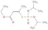 2-Butenoic acid, 3-[[bis(1-methylethoxy)phosphinyl]thio]-, ethyl ester
