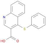 3-Quinolinecarboxylic acid, 4-(phenylthio)-