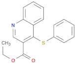 3-Quinolinecarboxylic acid, 4-(phenylthio)-, ethyl ester