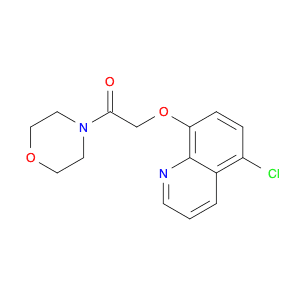 Morpholine, 4-[[(5-chloro-8-quinolinyl)oxy]acetyl]-