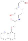 Acetamide, N-[3-[bis(2-hydroxyethyl)amino]propyl]-2-(8-quinolinyloxy)-