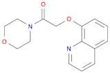 Morpholine, 4-[(8-quinolinyloxy)acetyl]-