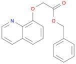 Acetic acid, (8-quinolinyloxy)-, phenylmethyl ester