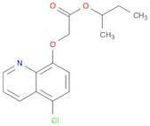 Acetic acid, [(5-chloro-8-quinolinyl)oxy]-, 1-methylpropyl ester
