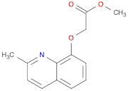 Acetic acid, [(2-methyl-8-quinolinyl)oxy]-, methyl ester