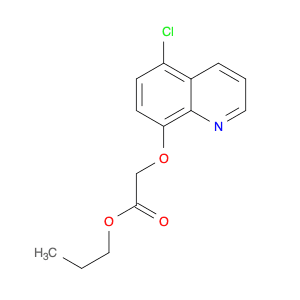 Acetic acid, [(5-chloro-8-quinolinyl)oxy]-, propyl ester