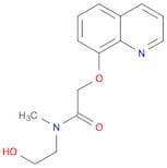 Acetamide, N-(2-hydroxyethyl)-N-methyl-2-(8-quinolinyloxy)-