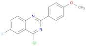 4-Chloro-6-fluoro-2-(4-methoxyphenyl)quinazoline