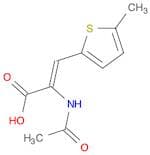2-Propenoic acid, 2-(acetylamino)-3-(5-methyl-2-thienyl)-, (Z)-