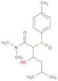 Hexanamide, 3-hydroxy-N,N,5-trimethyl-2-[(4-methylphenyl)sulfinyl]-