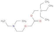 Acetic acid, [2-(diethylamino)ethoxy]-, (triethylsilyl)methyl ester