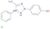 1H-Tetrazolium, 3-(4-hydroxyphenyl)-5-methyl-1-phenyl-, chloride
