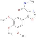 4-Oxazolecarboxamide, N-methyl-5-(3,4,5-trimethoxyphenyl)-