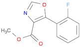methyl 5-(2-fluorophenyl)-1,3-oxazole-4-carboxylate