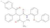 2-[2-(4-Fluorophenyl)-2-oxo-1-phenyl-ethyl]-4-methyl-3-oxo-pentanoic Acid, (2-Benzyloxy-phenyl)-am…