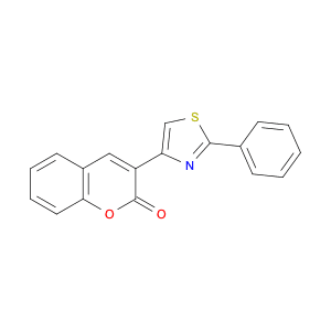 2H-1-Benzopyran-2-one, 3-(2-phenyl-4-thiazolyl)-