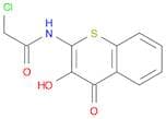 Acetamide, 2-chloro-N-(3-hydroxy-4-oxo-4H-1-benzothiopyran-2-yl)-