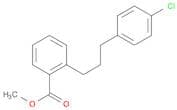 Benzoic acid, 2-[3-(4-chlorophenyl)propyl]-, methyl ester