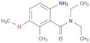 Benzamide, 6-amino-N,N-diethyl-3-methoxy-2-methyl-