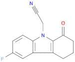 9H-Carbazole-9-acetonitrile, 6-fluoro-1,2,3,4-tetrahydro-1-oxo-