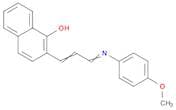 1-Naphthalenol, 2-[3-[(4-methoxyphenyl)imino]-1-propenyl]-