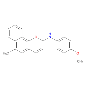 2H-Naphtho[1,2-b]pyran-2-amine, N-(4-methoxyphenyl)-6-methyl-