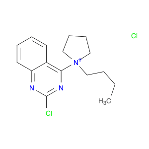 Pyrrolidinium, 1-butyl-1-(2-chloro-4-quinazolinyl)-, chloride