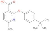 3-Pyridinecarboxylic acid, 2-[4-(1,1-dimethylethyl)phenoxy]-6-methyl-