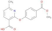 3-Pyridinecarboxylic acid, 2-[4-(methoxycarbonyl)phenoxy]-6-methyl-