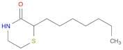 3-Thiomorpholinone, 2-heptyl-