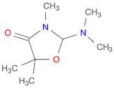 4-Oxazolidinone, 2-(dimethylamino)-3,5,5-trimethyl-