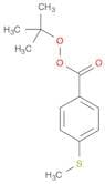 Benzenecarboperoxoic acid, 4-(methylthio)-, 1,1-dimethylethyl ester