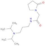 1-Pyrrolidineacetamide, N-[3-[bis(1-methylethyl)amino]propyl]-2-oxo-