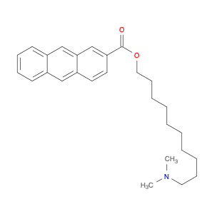 2-Anthracenecarboxylic acid, 10-(dimethylamino)decyl ester