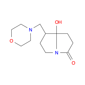 3H-Pyrrolizin-3-one, hexahydro-7a-hydroxy-7-(4-morpholinylmethyl)-