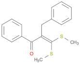 2-Propen-1-one, 3,3-bis(methylthio)-1-phenyl-2-(phenylmethyl)-
