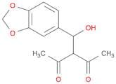 2,4-Pentanedione, 3-(1,3-benzodioxol-5-ylhydroxymethyl)-