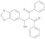 1,3-Propanedione, 2-(1,3-benzodioxol-5-ylhydroxymethyl)-1,3-diphenyl-