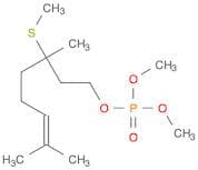 Phosphoric acid, 3,7-dimethyl-3-(methylthio)-6-octenyl dimethyl ester