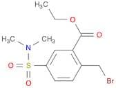 Benzoic acid, 2-(bromomethyl)-5-[(dimethylamino)sulfonyl]-, ethyl ester