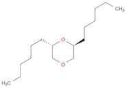 1,4-Dioxane, 2,6-dihexyl-, trans-